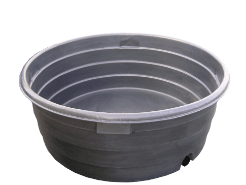 EMP Pasture Trough 1050 L with outer rim | Diameter: 1600 mm, Height: 600 mm