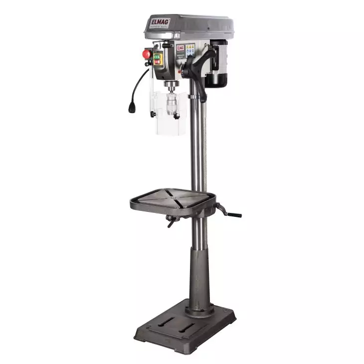 Elmag Säulenbohrmaschine – 25 mm Bohrleistung | 1.100 W | Profi-Bohrmaschine | 400 V | 16 Drehzahlstufen