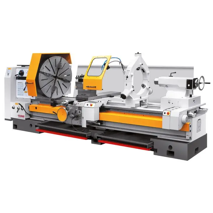 ELMAG Universal-Drehmaschine PREMIUM CU 1320 RD - Vario Spitzenweite 5000 mm, inkl. RÖHM-Drehfutter; Spitzenhöhe 625 mm, Drehdurchmesser über Bett 1320 mm