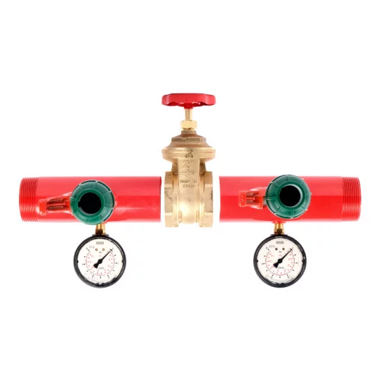 Fertirrigationsabzweig für Düngerbehälter – Bypass 2" x 3/4"