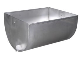 HAASE Schweine Futtertrog Edelstahl - 18L