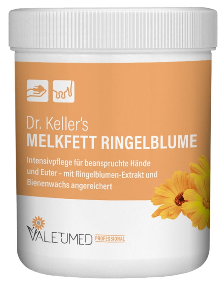 Dr. Keller’s Melkfett mit Ringelblumenöl 500 ml – Euterpflege & Hautschutz