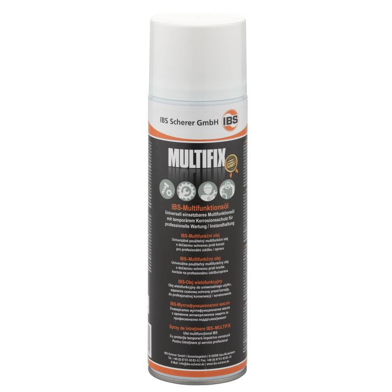 IBS MultiFix Multifunktionsöl – Hochleistungs-Wartungsspray mit Rostlöser, Schmiermittel, Korrosionsschutz und Reiniger