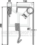 BL29091 Striegelzinken - vorne