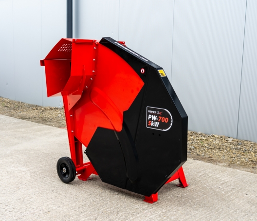 Remet CNC rocking circular saw 700 mm – 400V / 5 kW | Professional firewood saw