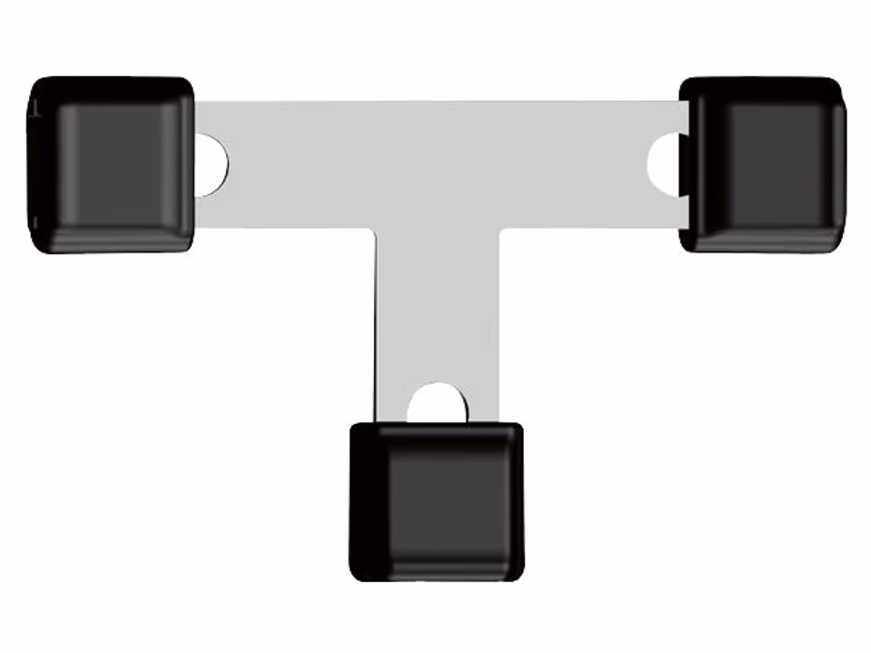 5x Litzclip Litzen-T-Verbinder 3mm, Edelstahl