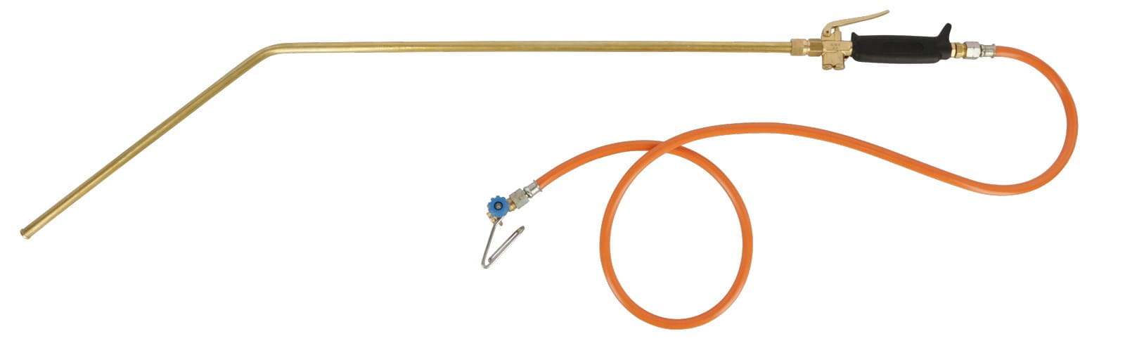 Kerbl Euterhaarentferner Lanze 100cm / Schlauch 300cm - mit Gaskartuschenanschluss