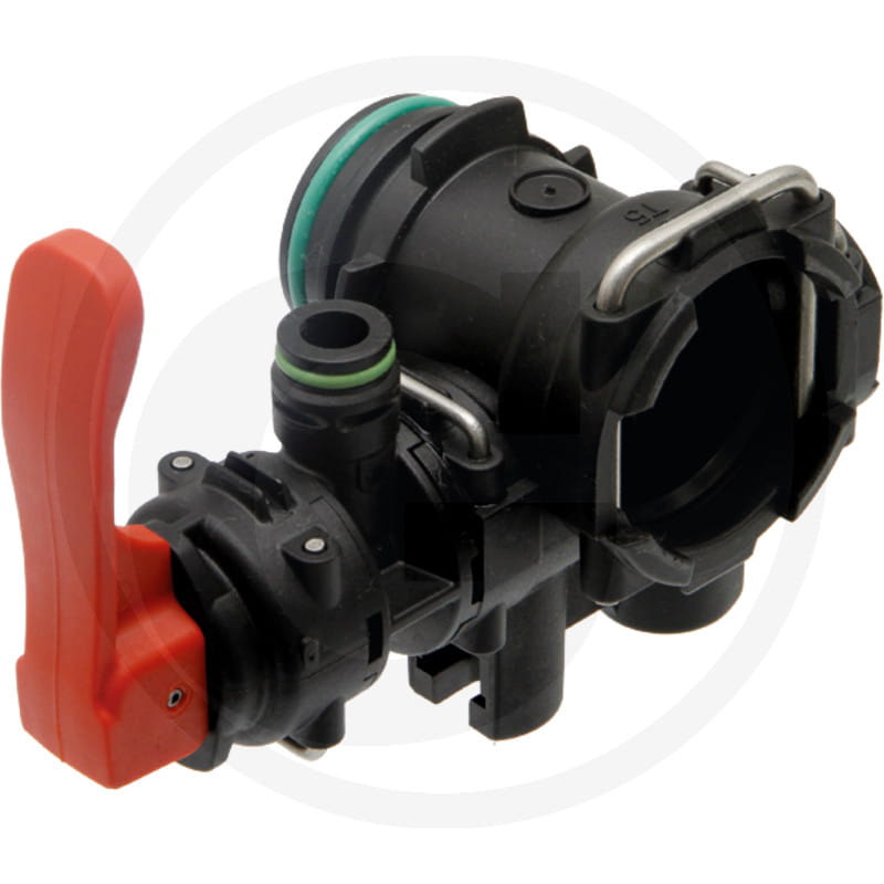 ARAG Teilbreitenventil Serie 463T, manuell, mit Gabelanschluss und Anschluss für Gleichdruckregler T1