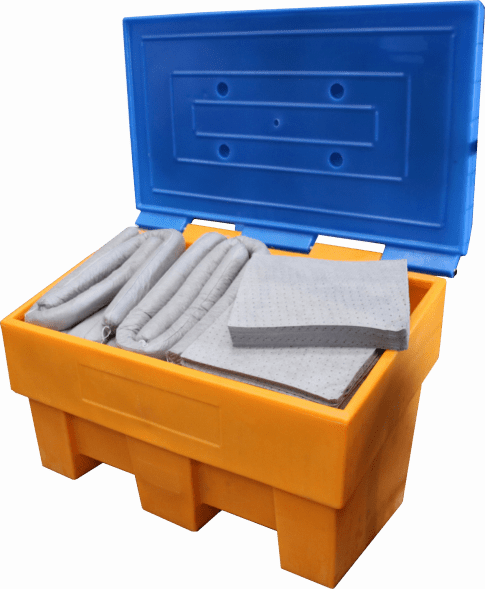 EMP Aufbewahrungsbox für Absorptionsmittel / Streugut - 300 L | mit Stapleraufnahme