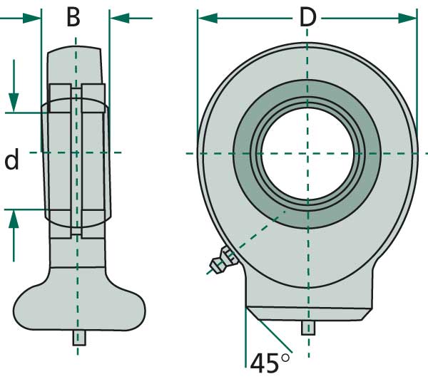 BL7315 Gelenkkopf GK 30 DO
