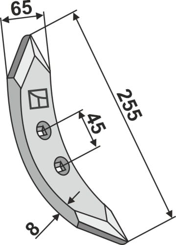 BL2317 Schwergrubberschar Rabe 101.30.5105R