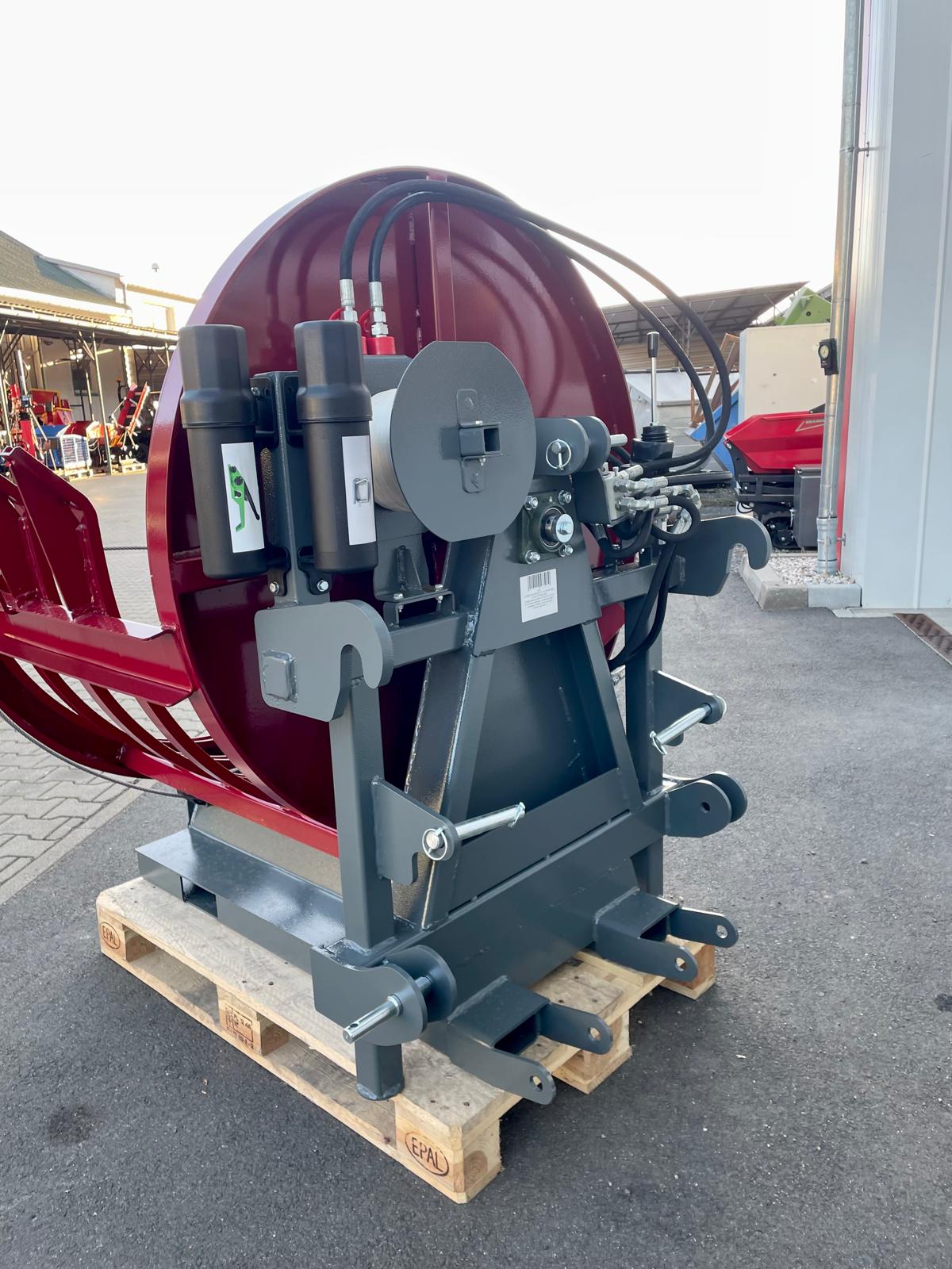 Brander Holzbündelgerät Hydraulische Drehung | Hydraulischer Spanner | inkl. Zubehör | Profi Brennholzverpackung