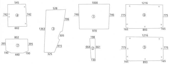 BL16406 Heckscheibe unten