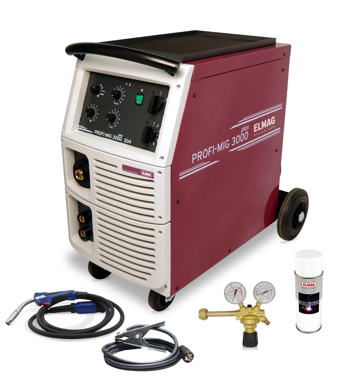 Elmag MIG Gas Shielded Welding Machine - 30-300A / 0.5-12mm / 400V
