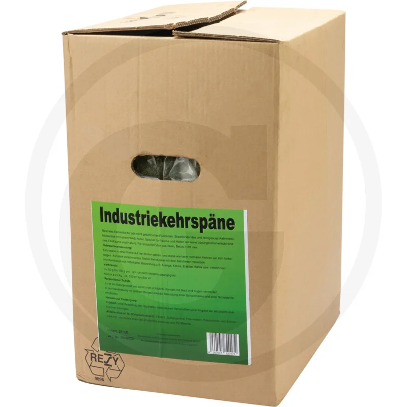 Industrie Kehrspäne, 25 kg - zum staubfreien Kehren von Großflächen