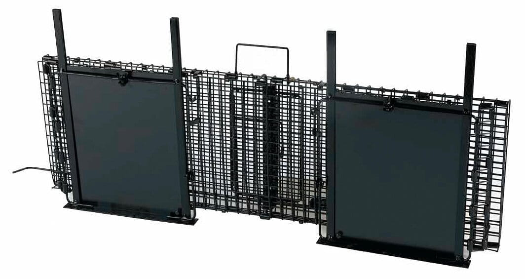 Folding animal trap / fox trap / live trap - 100x30x34cm