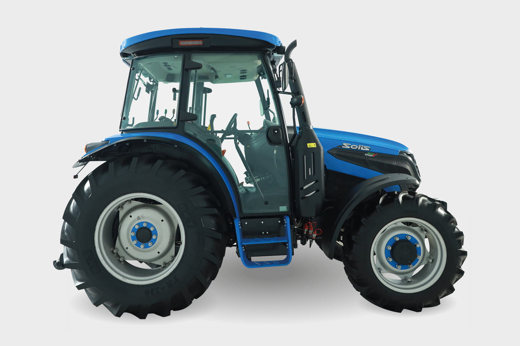 Tracteur Solis 75 Stage V avec cabine – 75 ch, transmission intégrale, boîte de vitesses 20+20