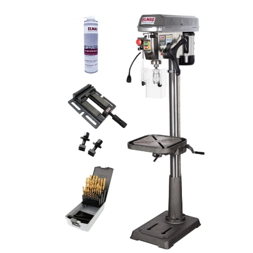 BLE16032 Elmag Säulenbohrmaschine Keilriemen Set - 400V / 550W / Bohrleistung Stahl 16mm