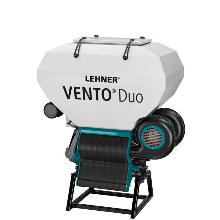 LEHNER VENTO® Duo Schlauchstreuer Typ 230 (50/50) – Zweikammer Präzisionsstreuer mit 16 Abgängen & Doppelgebläse