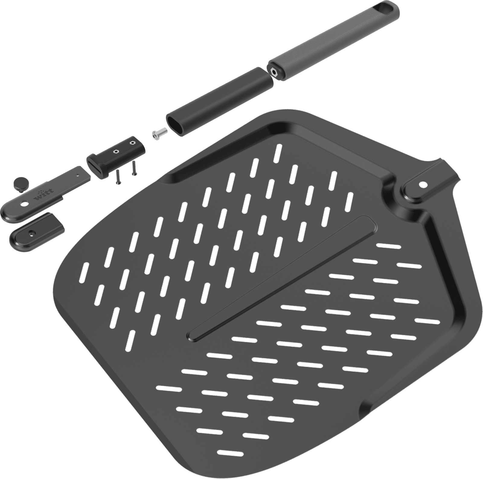 Witt Pizza-Schieber 14 Zoll / 36 cm - Black Edition - Aluminium