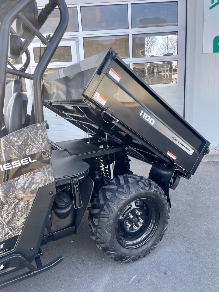 LINHAI 1100 Diesel – UTV professionnel avec moteur Kubota et plateforme de chargement de palettes Euro | 4 roues motrices