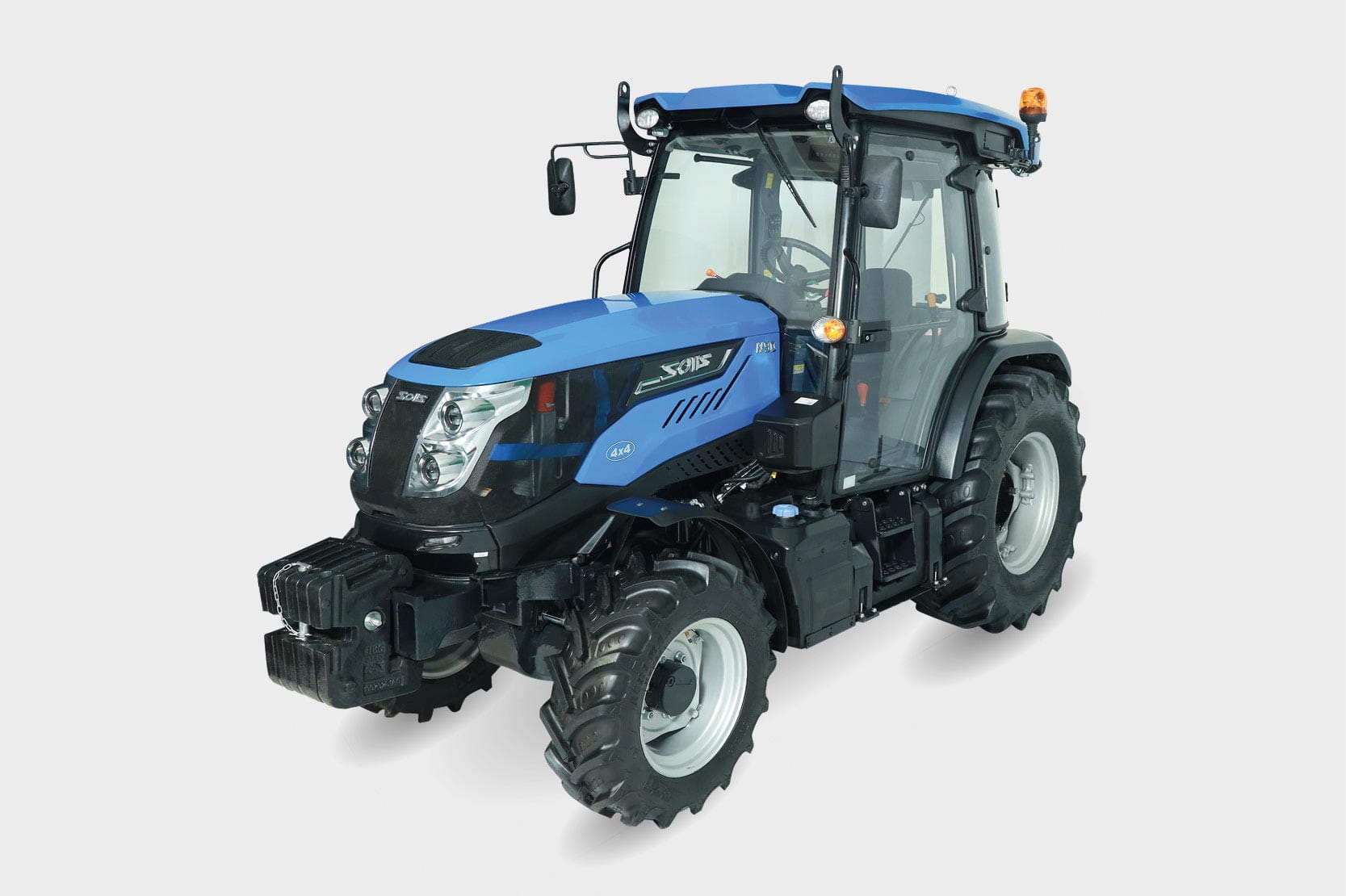 Solis 90 NT Stage V Carraro mit Kabine | Schmalspurtraktor 90 PS | Allrad & 12+12 Getriebe