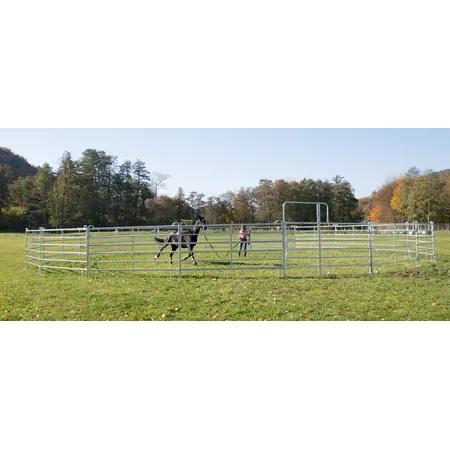 Patura Roundpen with Compact Panels – Mobile lungeing circle for horse training