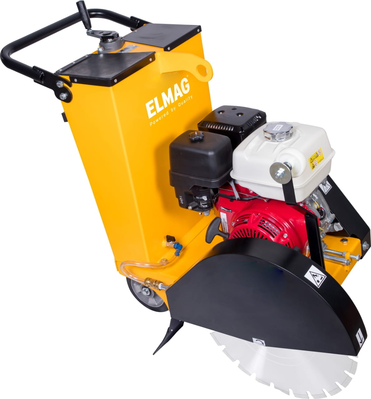 Elmag Fugenschneider FSB-503 ohne Diamantblatt, mit Honda- Motor GX 390, mit integriertem 40 Liter Wassertank