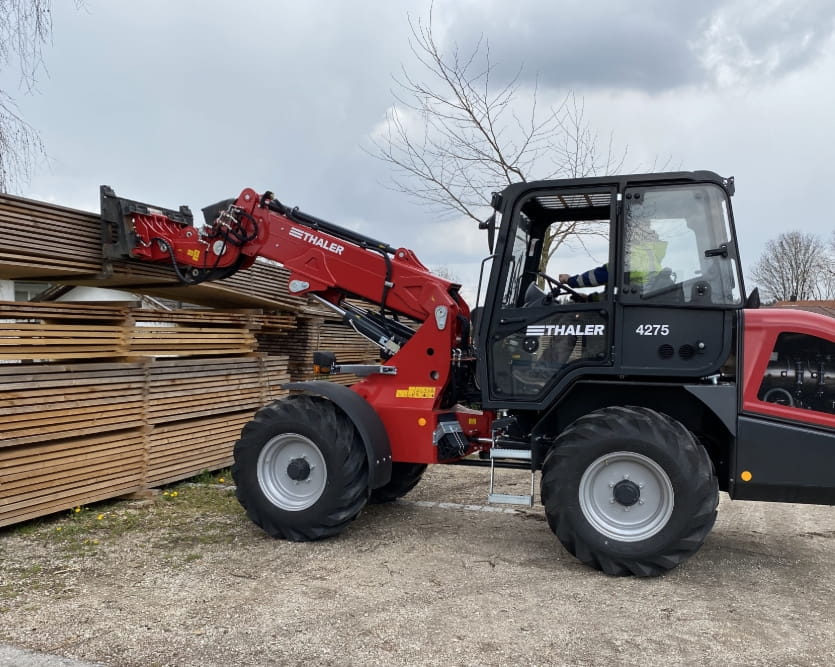 Thaler 4275 T telescopic wheel loader – 72 hp, 4,000 kg lifting capacity, professional heavy-duty machine