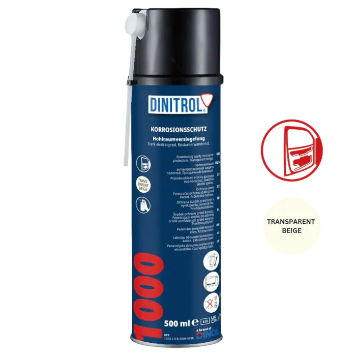 Korrosionsschutz, Korrosionsschutzspray, Penetrationsversiegelung, Transparent Beige?, 500 ml