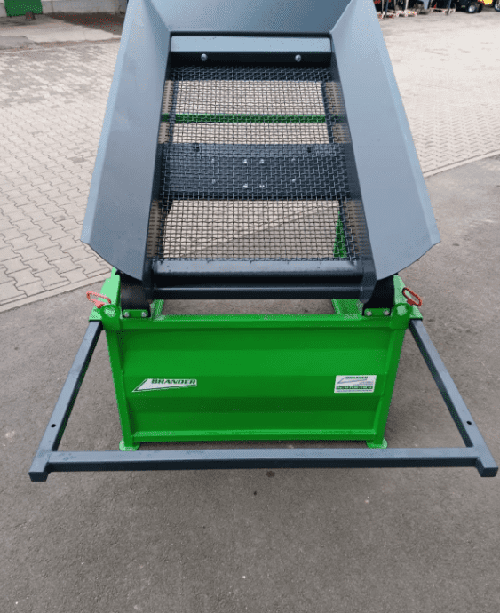 BRANDER Vibrating Soil Sieve / Compost Sieve Mini – Compact Sieving Machine for Soil, Compost, Gravel & Sand