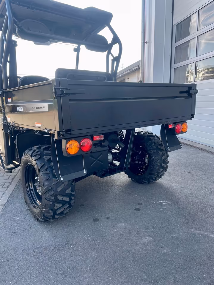 LINHAI 1100 Diesel – UTV professionnel avec moteur Kubota et plateforme de chargement de palettes Euro | 4 roues motrices