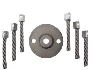 Armigo Unkrautbürste, doppelt, 14mm