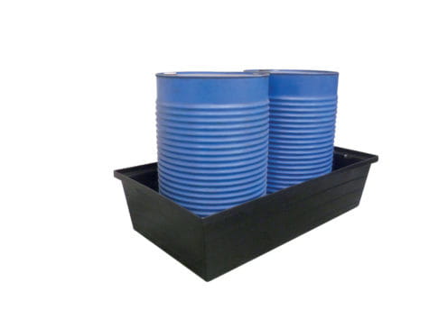 EMP Auffangwanne für 2 Fässer - 300L | Polyethylen (PEHD)