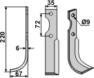 BL4925 Fräsmesser CAS-06L