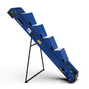 Conveyor belt 3350 × 400 mm with ventilation system – High-performance conveyor belt for industry & production