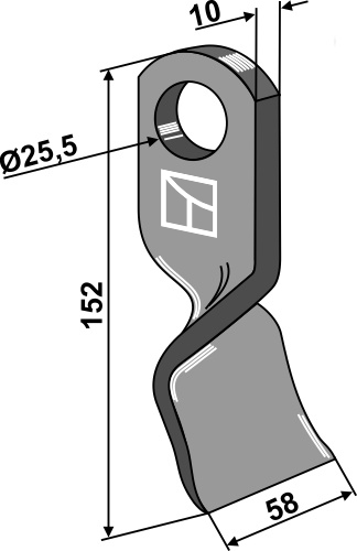 BL3953 Messer - passend zu Orsi 00023044