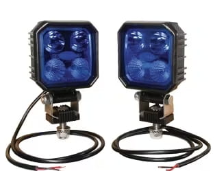 Work light set, blue, 2x9W
