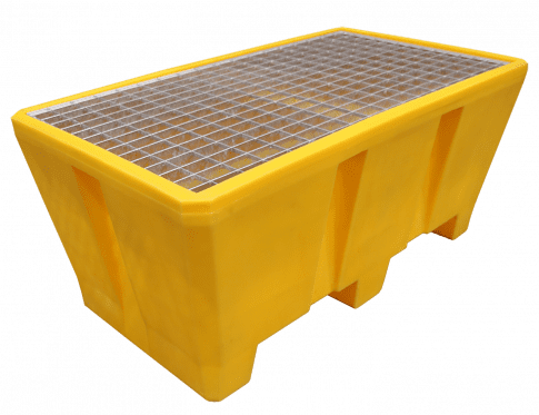 EMP Auffangwanne für 2 Fässer  - 270 L - unterfahrbar