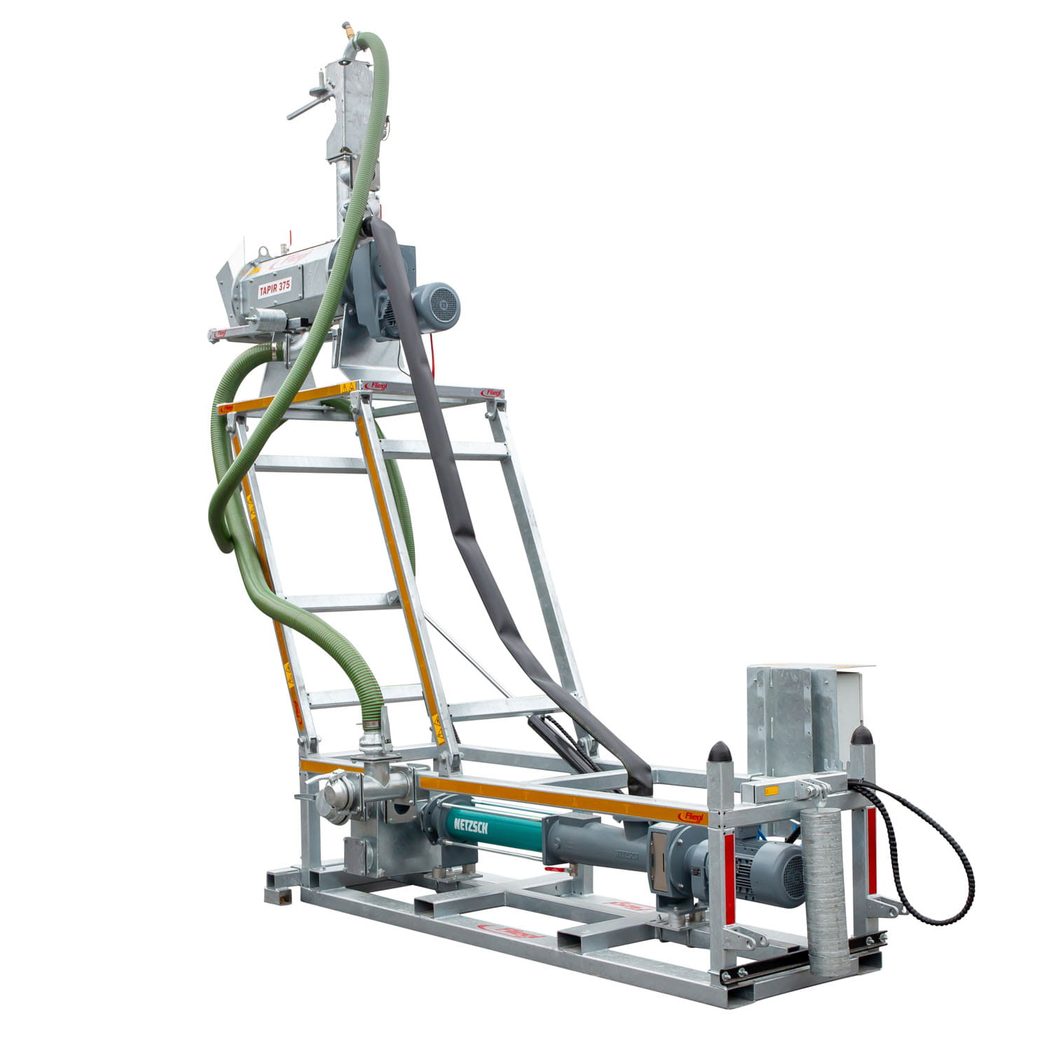 Fliegl teleskopierbarer Gülleseparator mit Exzenterschneckenpumpe – 40 m³/h