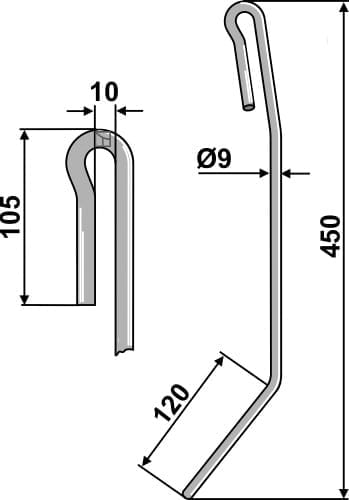 BL29058 Striegelzinken - passend zu Amazone 953558