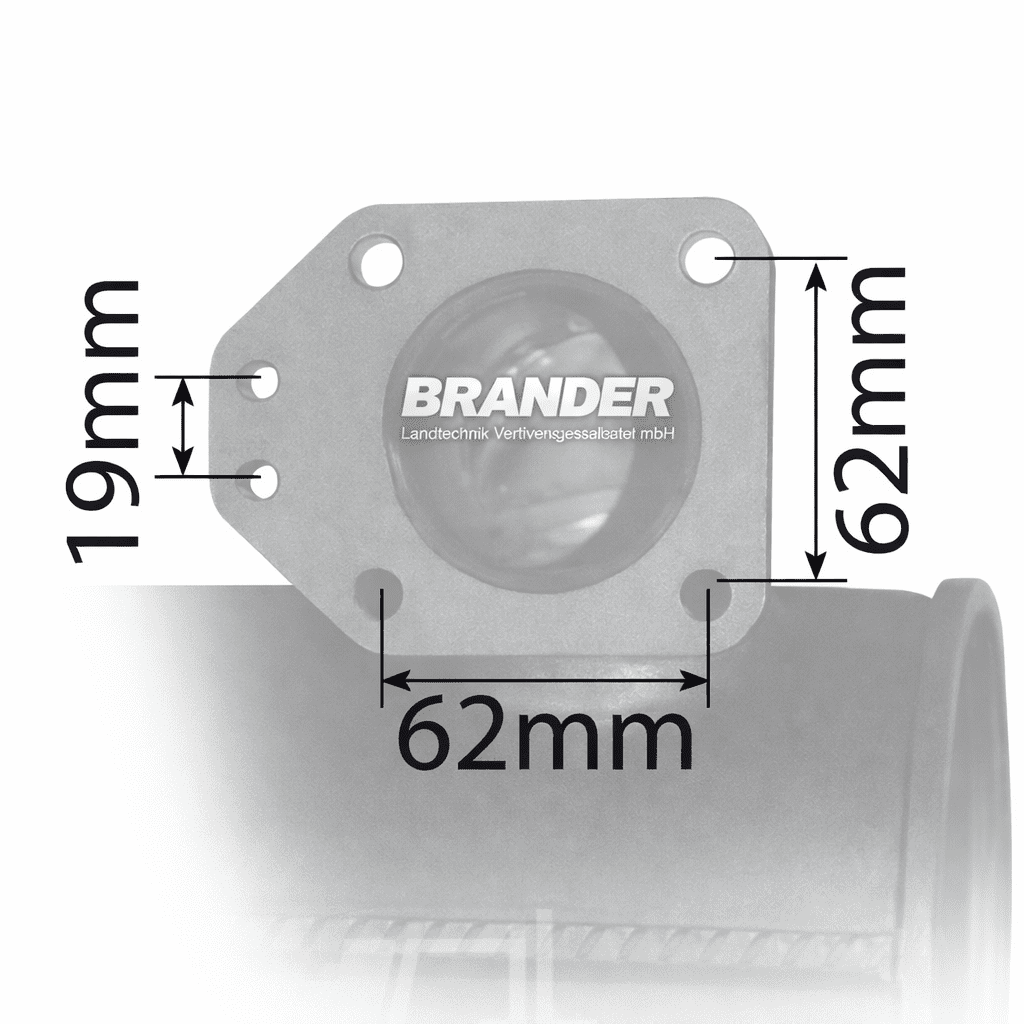 Silencieux - compatible avec les modèles Massey Ferguson 390, 393 et ​​398