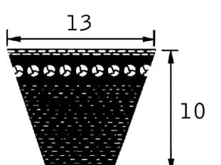 Optibelt Keilriemen gezahnt AVX13 x 960mm