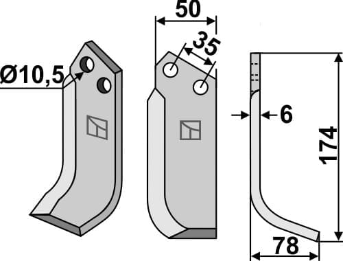 BL6385 Fräsmesser VAL-08R