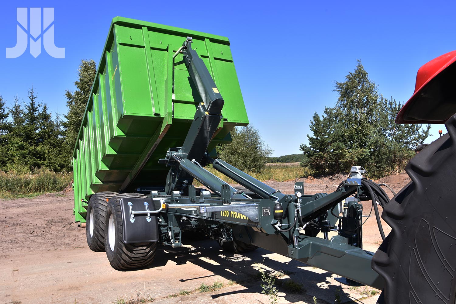landschaftlicher Anhänger, grüner Anhänger, Schwerlastanhänger, Traktoranhänger, Agrarmaßnahmenausrüstung