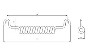 FAD Zugfeder 18x4x175mm