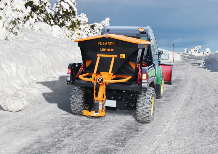 LEHNER POLARO L Streuer | 380 L Streusalz-Streuer | 12-Volt Winterdienstgerät