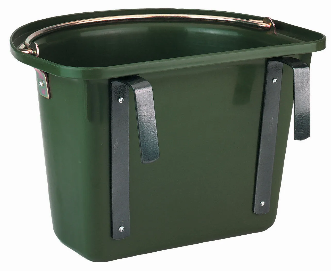 Turnier-Futterkrippe 12L mit Einhängebügel & Tragegriff – mobil & stabil | Farbe: hellgrün