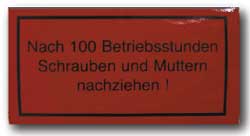 BL23982 Nach 100 Betriebsstunden