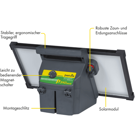 Patura solar electric fence energizer - P340